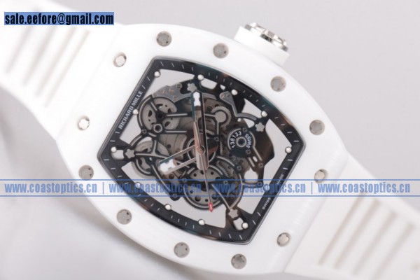 Best Replica Richard Mille RM 055 Watch Steel Skeleton Black Inner Bezel - Click Image to Close